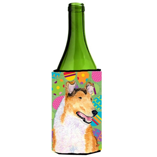 Carolines Treasures Collie Smooth Easter Eggtravaganza Wine bottle sleeve Hugger - SS4815LITERK