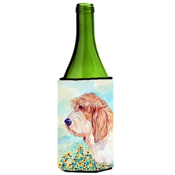 Carolines Treasures Petit Basset Griffon Vendeen Pbgv Wine bottle sleeve Hugger - 7229LITERK