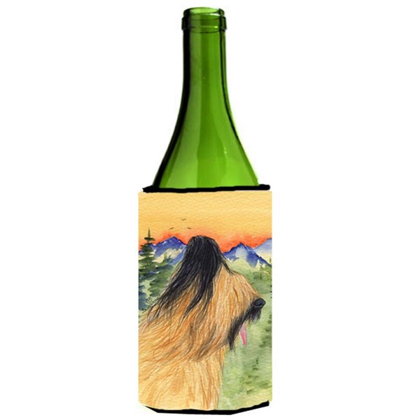 Carolines Treasures Briard Wine bottle sleeve Hugger - 24 oz. - SS8318LITERK