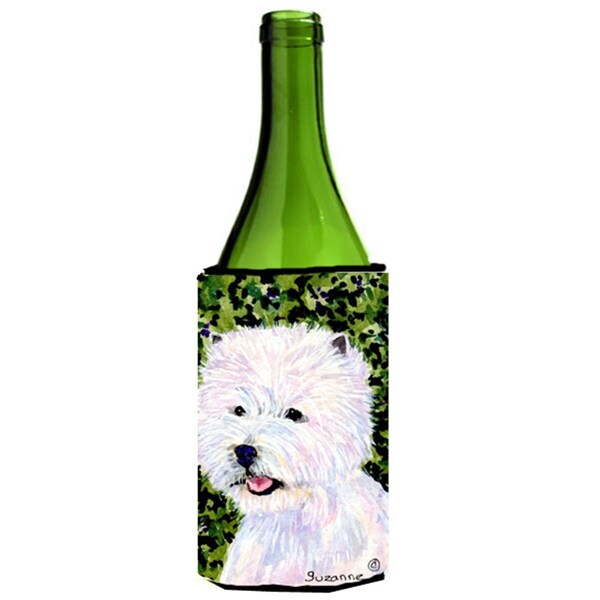 Carolines Treasures Westie Wine bottle sleeve Hugger - 24 Oz. - SS8818LITERK