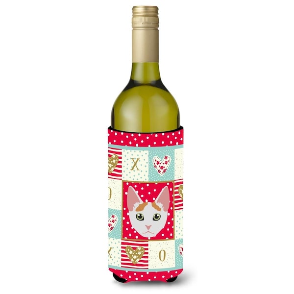 Carolines Treasures Japanese Bobtail Cat Wine Bottle Beverage Insulator Hugger - CK5122LITERK