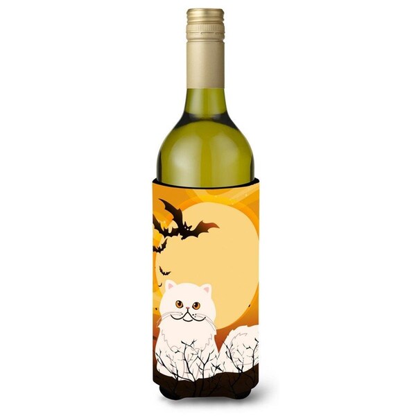 Carolines Treasures Halloween Persian Cat Wine Bottle Beverge Insulator Hugger - BB4450LITERK
