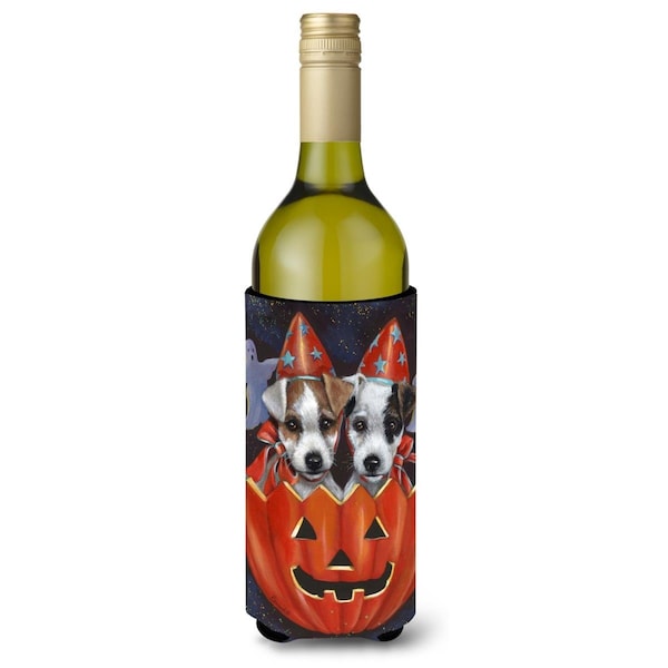 Carolines Treasures 24 oz Jack Russell Terrier Halloween Wine Bottle Hugger - PPP3105LITERK