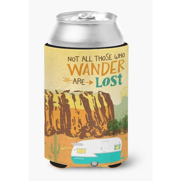 Carolines Treasures Retro Camper Camping Wander Can or Bottle Hugger - VHA3025CC