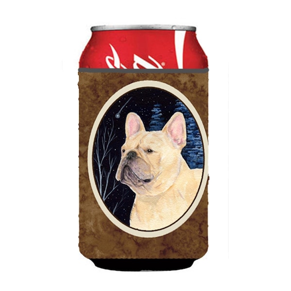 Carolines Treasures Starry Night French Bulldog Can or bottle sleeve Hugger 12 oz. - SS8441CC
