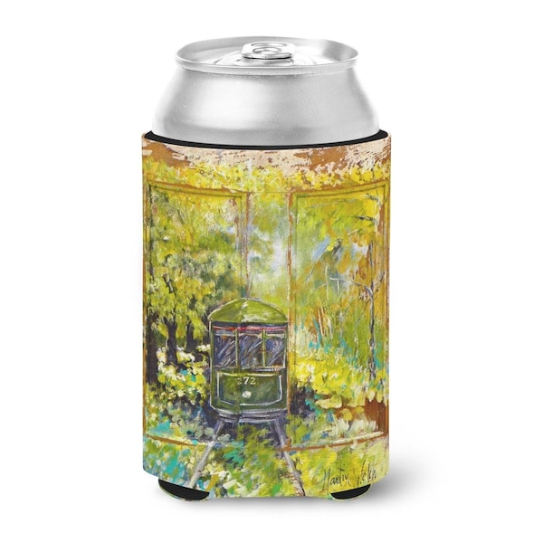 Carolines Treasures Streetcar End of the Line Can or Bottle Hugger - MW1326CC