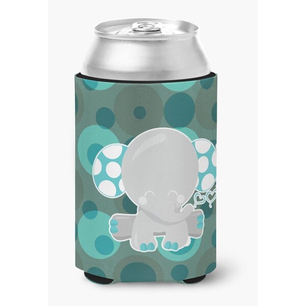Carolines Treasures Polkadot Naptime Elephant Can or Bottle Hugger - BB6838CC