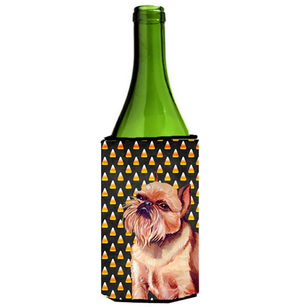 Carolines Treasures Brussels Griffon Halloween Portrait Wine bottle sleeve Hugger - 24 oz. - LH9055LITERK