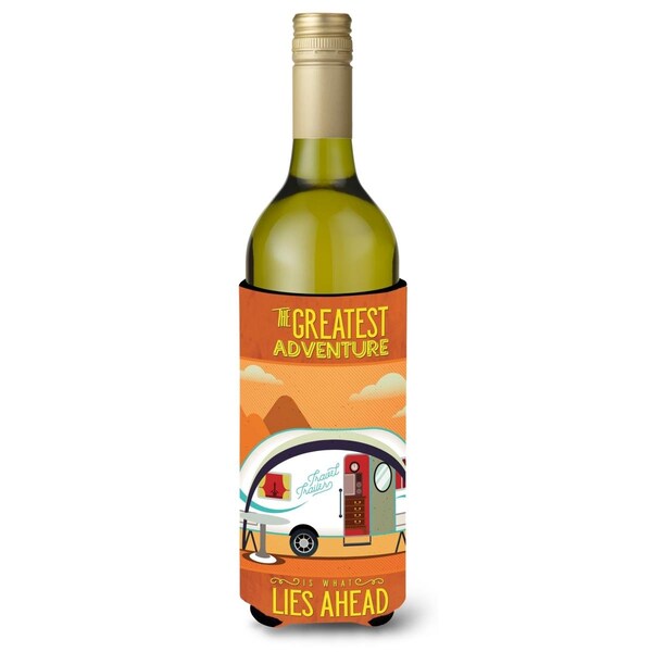 Carolines Treasures Greatest Adventure New Camper Wine Bottle Beverge Insulator Hugger - BB5480LITERK