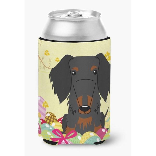 Carolines Treasures Easter Eggs Wire Haired Dachshund Black Tan Can or Bottle Hugger - BB6127CC