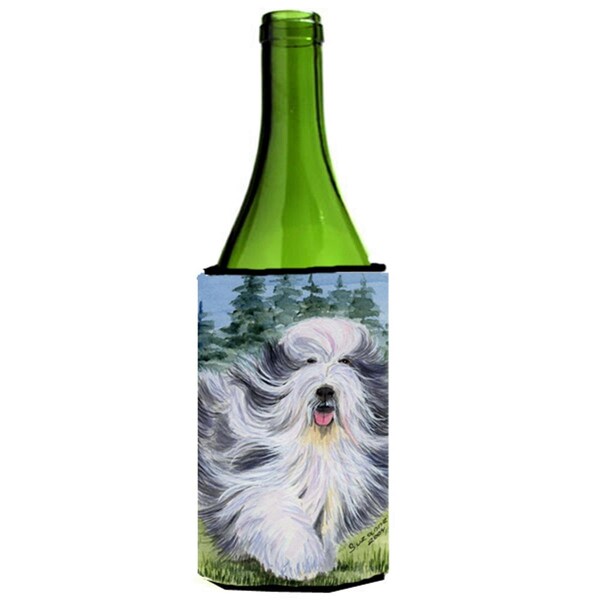 Carolines Treasures Bearded Collie Wine Bottle  Hugger - 24 oz. - SS8037LITERK