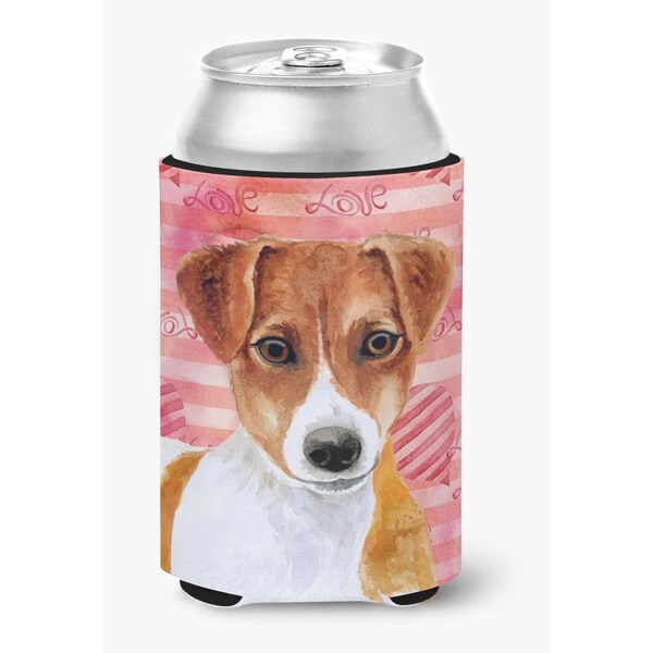 Carolines Treasures Jack Russell Terrier Love Can or Bottle Hugger - BB9776CC