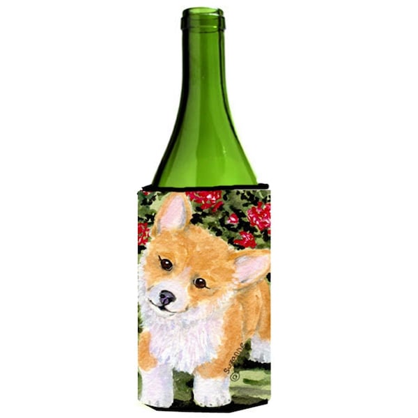 Carolines Treasures Corgi Wine bottle sleeve Hugger - 24 Oz. - SS8823LITERK