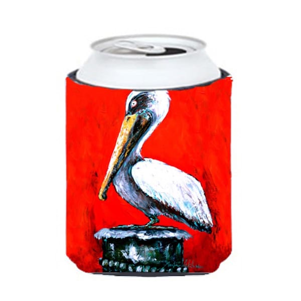 Carolines Treasures Bird - Pelican Red Dawn Can Or Bottle  Hugger - MW1133CC