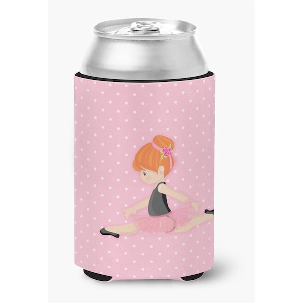 Carolines Treasures Ballerina Red Head Jete Can or Bottle Hugger - BB5165CC