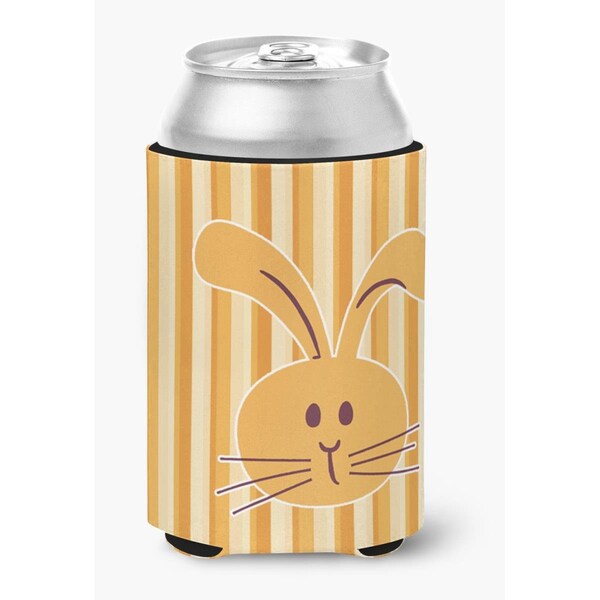 Carolines Treasures Rabbit on Stripes Can or Bottle Hugger - BB7081CC