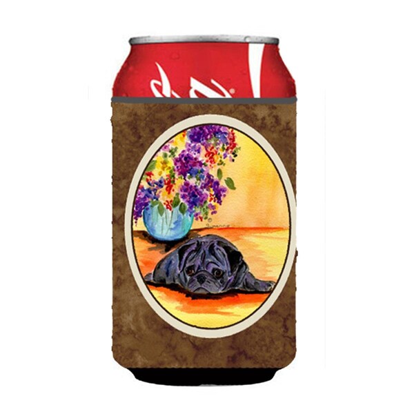 Carolines Treasures Pug Can Or bottle sleeve Hugger - 12 oz. - SS8298CC