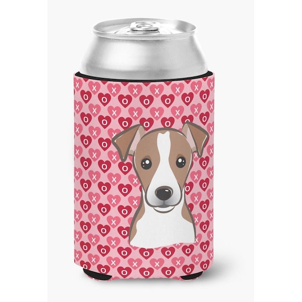 Carolines Treasures Jack Russell Terrier Hearts Can or Bottle Hugger - BB5330CC