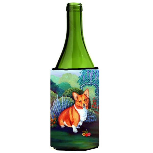 Carolines Treasures Corgi Wine bottle sleeve Hugger - 24 oz. - 7118LITERK