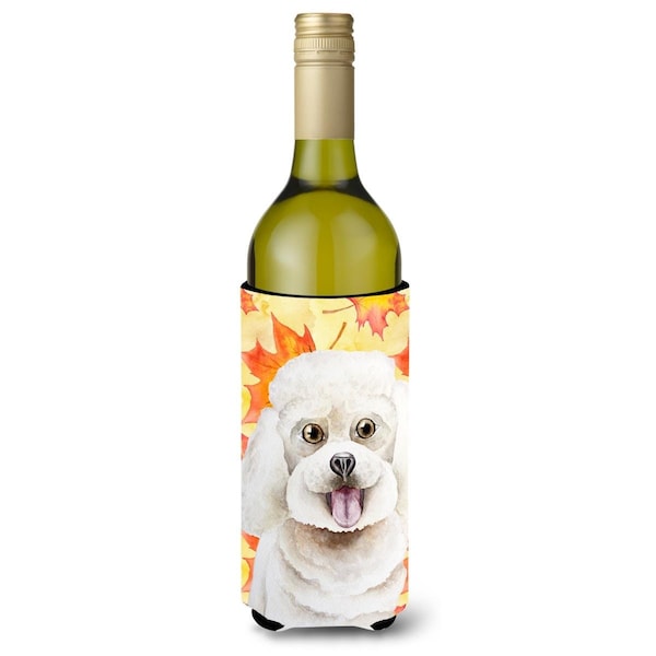 Carolines Treasures Bichon Frise Fall Wine Bottle Beverge Insulator Hugger - CK1409LITERK