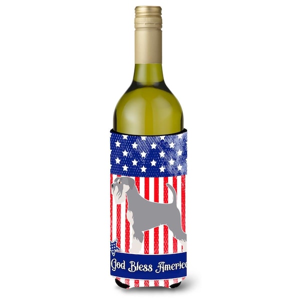Carolines Treasures Schnauzer American Wine Bottle Beverge Insulator Hugger - BB8431LITERK