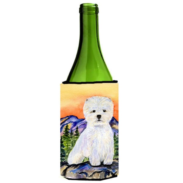 Carolines Treasures Westie Wine bottle sleeve Hugger - SS8159LITERK