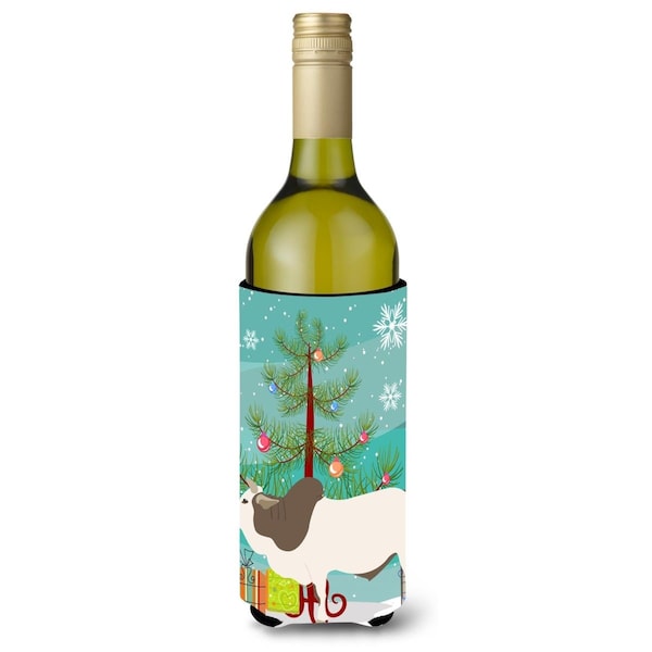 Carolines Treasures Malvi Cow Christmas Wine Bottle Beverge Insulator Hugger - BB9197LITERK