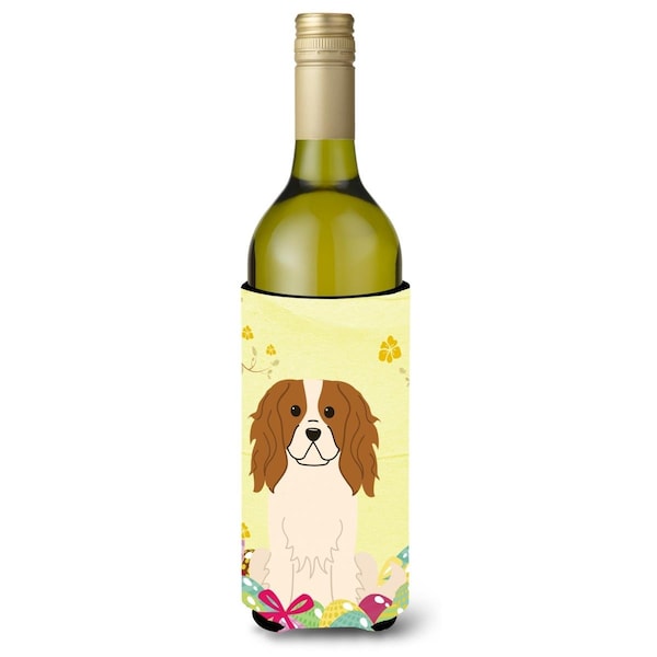 Carolines Treasures Easter Eggs Cavalier Spaniel Wine Bottle Beverge Insulator Hugger - BB6058LITERK