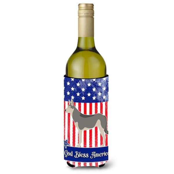 Carolines Treasures Saarloos Wolfdog American Wine Bottle Beverge Insulator Hugger - BB8377LITERK