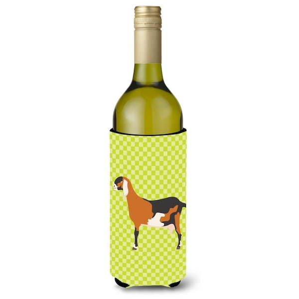 Carolines Treasures Anglo-nubian Nubian Goat Green Wine Bottle Beverge Insulator Hugger - BB7709LITERK