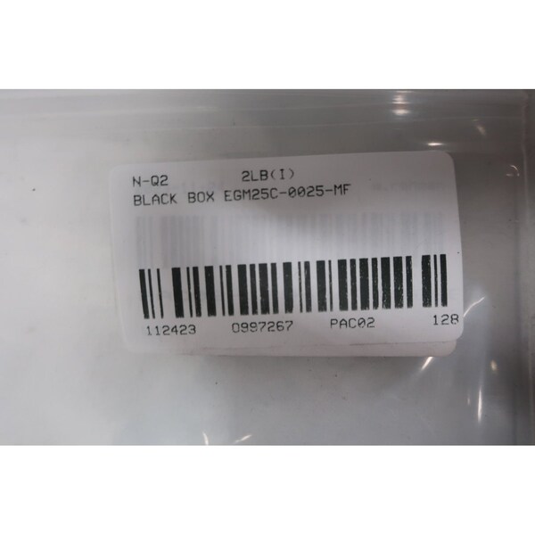 Caja Negra CABLE DE CORDSET DE 25 PIES - EGM25C-0025-MF