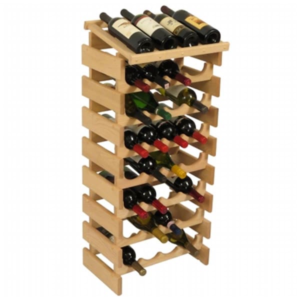 Razoredge 32 Bottle Dakota Wine Rack with Display Top - Unfinished - RA3262401