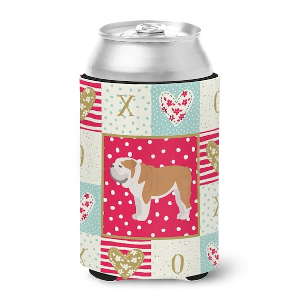 Carolines Treasures 12 oz English Bulldog No.1 Love Can or Bottle Hugger - CK5830CC
