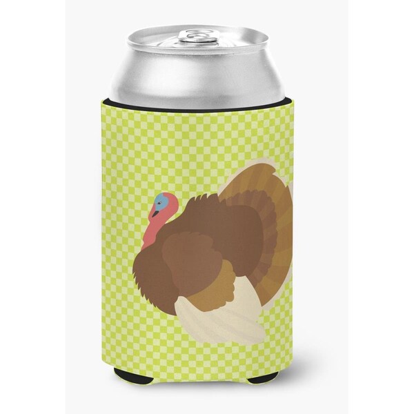 Carolines Treasures French Turkey Dindon Green Can or Bottle Hugger - BB7816CC