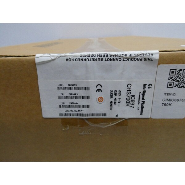 Ge Fanuc SERIE 9070 - MÓDULO DE CHASIS DE RACK DE 9 RANURAS RM - IC697CHS790K