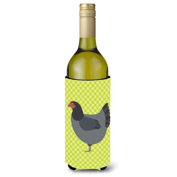 Carolines Treasures Jersey Giant Chicken Green Wine Bottle Beverge Insulator Hugger - BB7661LITERK
