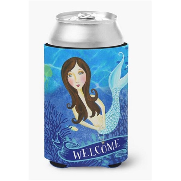 Carolines Treasures Welcome Mermaid Can or Bottle Hugger - VHA3010CC