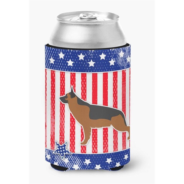 Carolines Treasures USA Patriotic German Shepherd Can or Bottle Hugger - BB3324CC