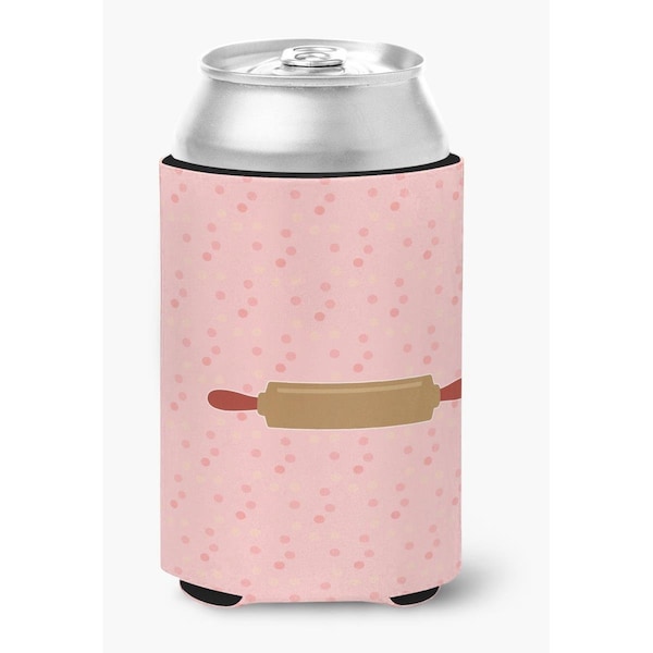Carolines Treasures Rolling Pin Pink Can or Bottle Hugger - BB7271CC