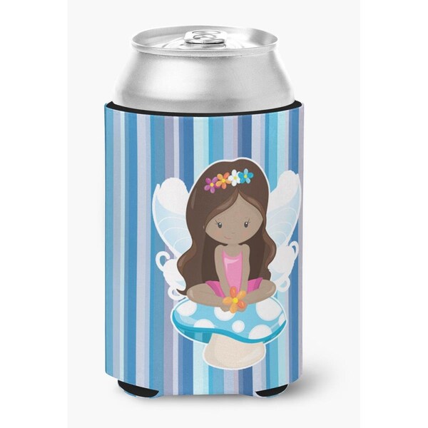Carolines Treasures Fairy Blue Stripes Can or Bottle Hugger - BB6917CC