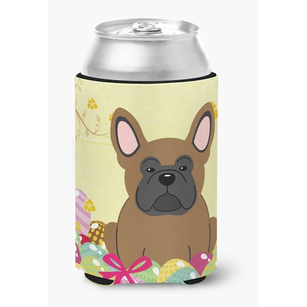 Carolines Treasures Easter Eggs French Bulldog Brown Can or Bottle Hugger - BB6013CC