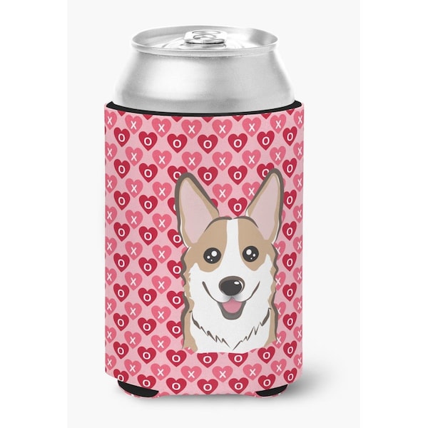 Carolines Treasures Sable Corgi Hearts Can or Bottle Hugger - BB5323CC