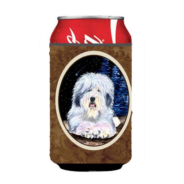 Carolines Treasures Starry Night Old English Sheepdog Can or bottle sleeve Hugger 12 oz. - SS8443CC