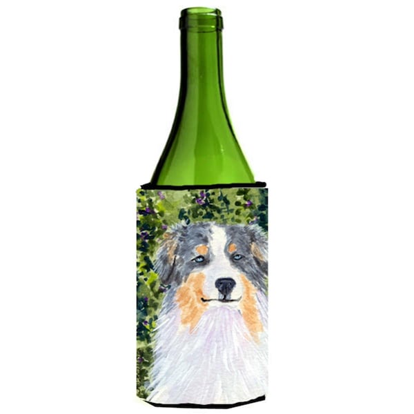 Carolines Treasures Australian Shepherd Wine bottle sleeve Hugger - 24 Oz. - SS8731LITERK