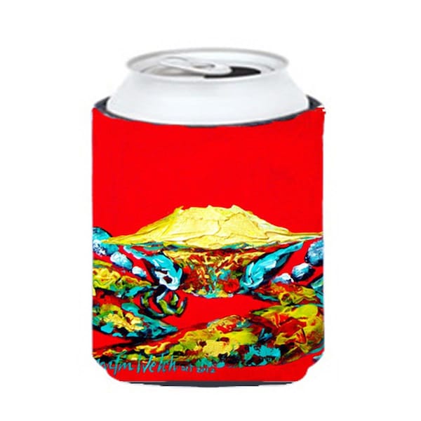 Carolines Treasures Crab Right On It Can Or Bottle  Hugger - MW1053CC