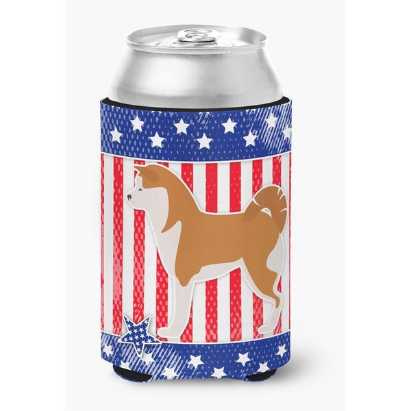 Carolines Treasures USA Patriotic Akita Can or Bottle Hugger - BB3372CC