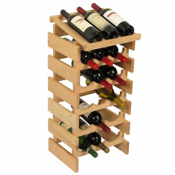 Razoredge 18 Bottle Dakota Wine Rack with Display Top - Unfinished - RA3274273