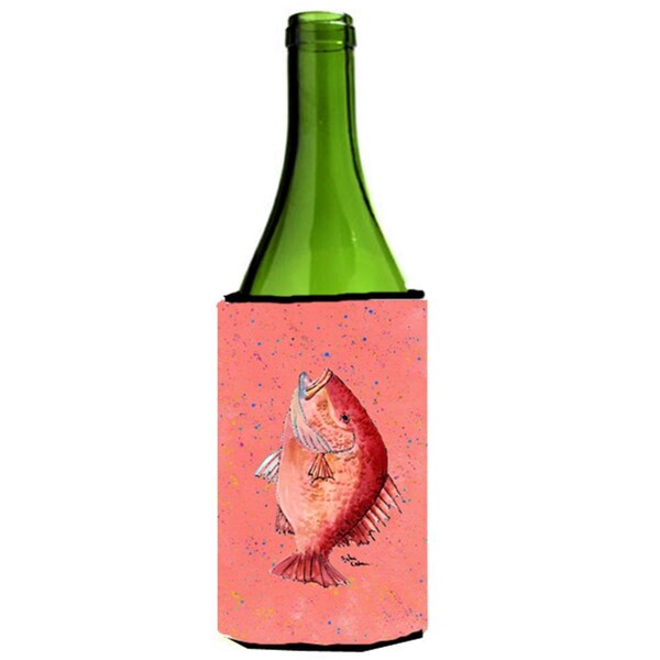 Carolines Treasures Fish Strawberry Snapper Wine Bottle   Hugger - 24 oz. - 8351LITERK
