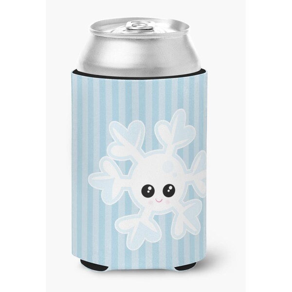 Carolines Treasures Weather Snowflake Face Can or Bottle Hugger - BB7149CC