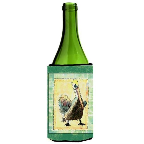 Carolines Treasures Carolines Treasures 8094LITERK Bird - Pelican Wine Bottle   Hugger - 8094LITERK